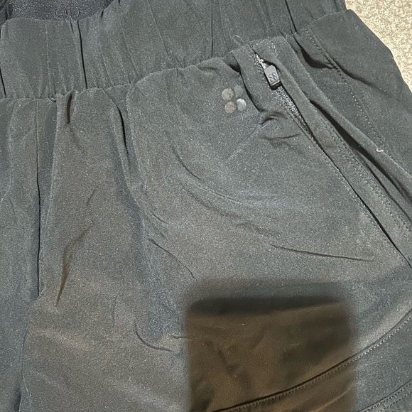 Sweaty Betty 2 in 1 On Your Marks Black Athletic Shorts Small - Picture 9 of 9